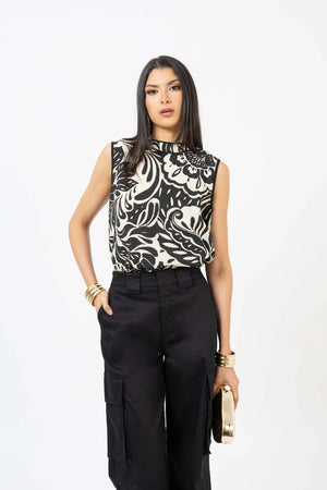 Blusa - 752761 - BEI - Reina Diaz
