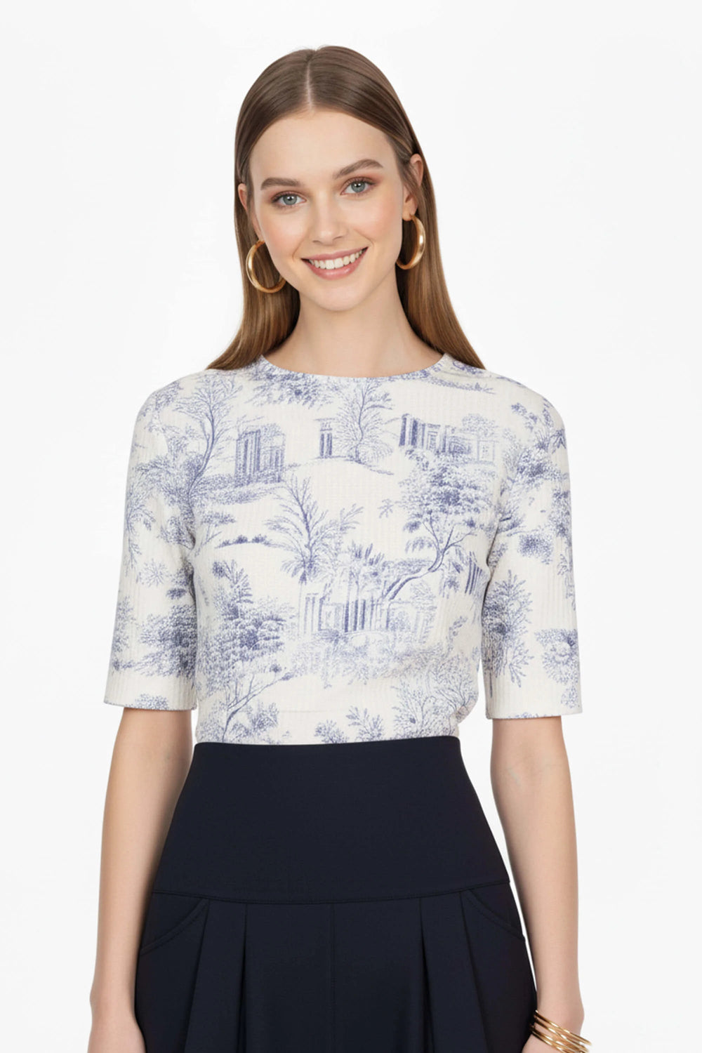 Blusa - 752768 - PRT - Reina Diaz