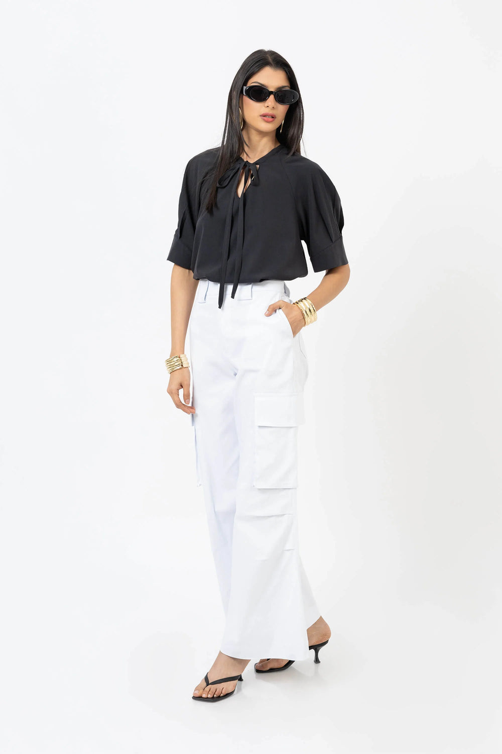 Blusa - 752769 - NEG - Reina Diaz