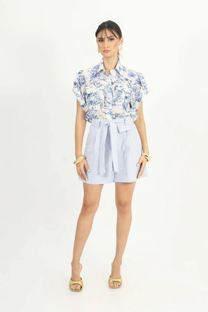 Blusa - 752786 - AZU - Reina Diaz