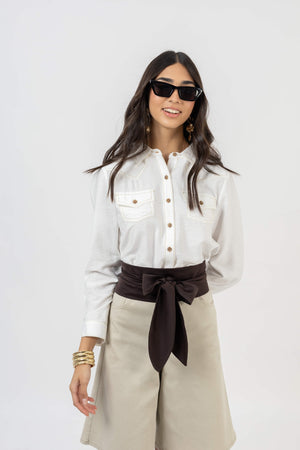 Blusa - 752841 - BCO - Reina Diaz