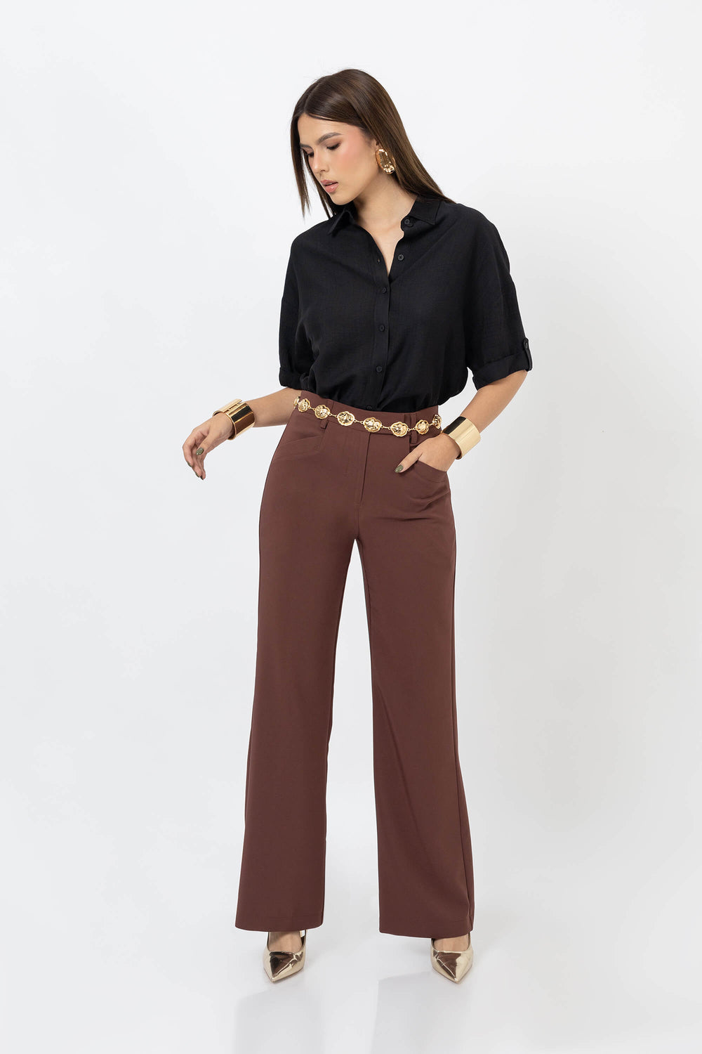 Blusa - 752845 - NEG - Reina Diaz