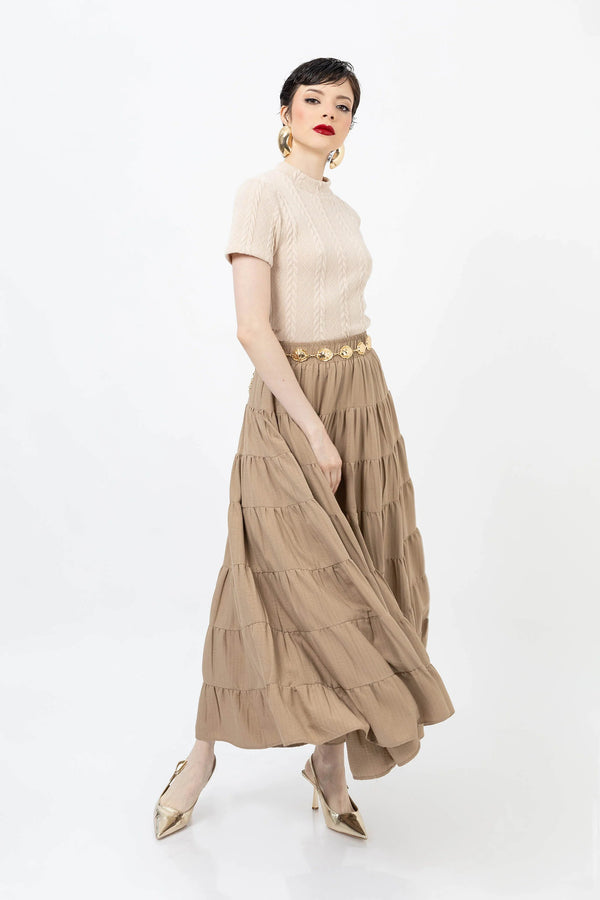 Blusa - 752859 - BEI - Reina Diaz