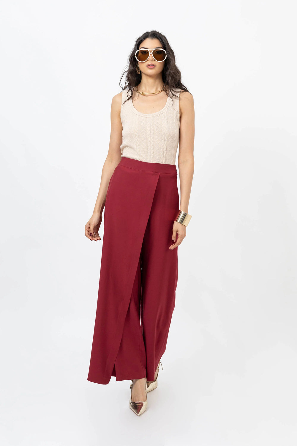 Blusa - 752860 - BEI - Reina Diaz