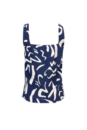 Blusa - 752880 - AZU - Reina Diaz