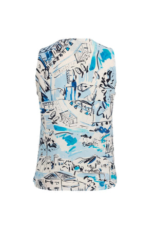 Blusa - 752904 - AZU - Reina Diaz