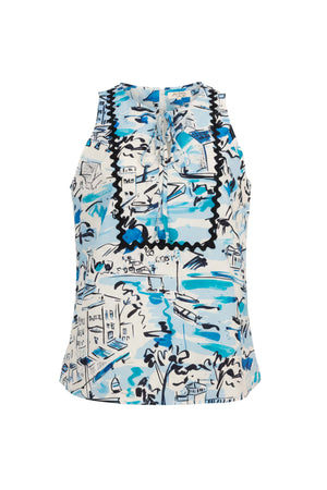 Blusa - 752904 - AZU - Reina Diaz