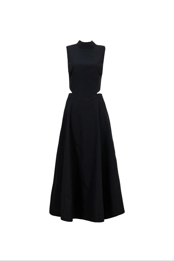 Camila Peplum Strap Maxi Vestido - Reina Diaz