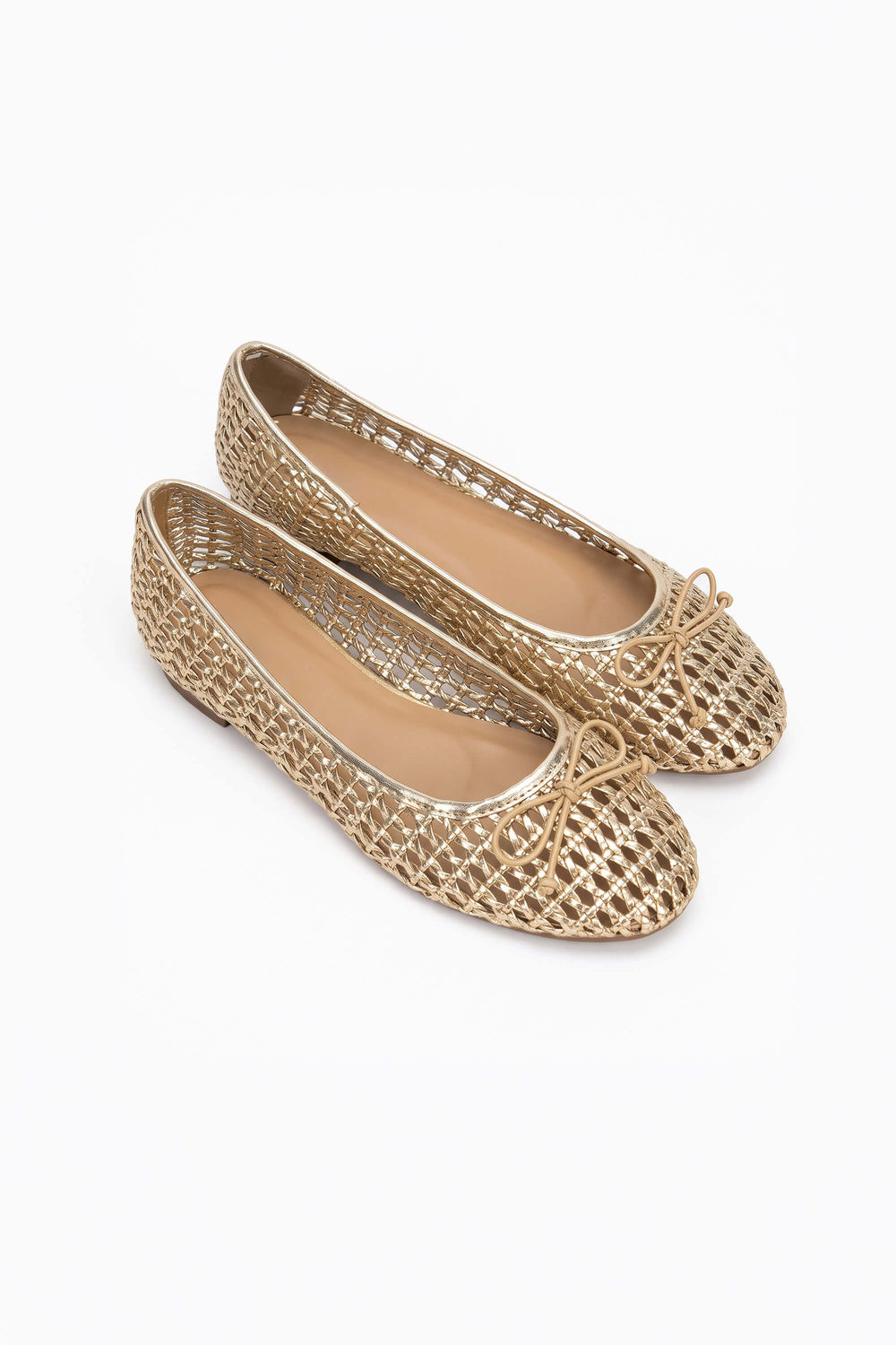 Camila Woven Bow Flat Ballerinas ZA02390 DOR - Reina Diaz