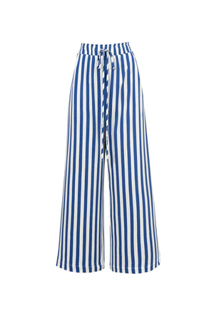 Cannes Striped High - Waist Tech Pants - Reina Diaz
