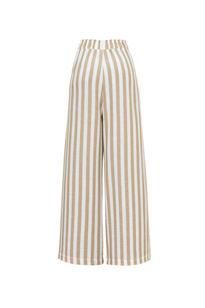 Cannes Striped High - Waist Tech Pants - Reina Diaz