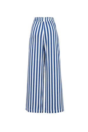 Cannes Striped High - Waist Tech Pants - Reina Diaz
