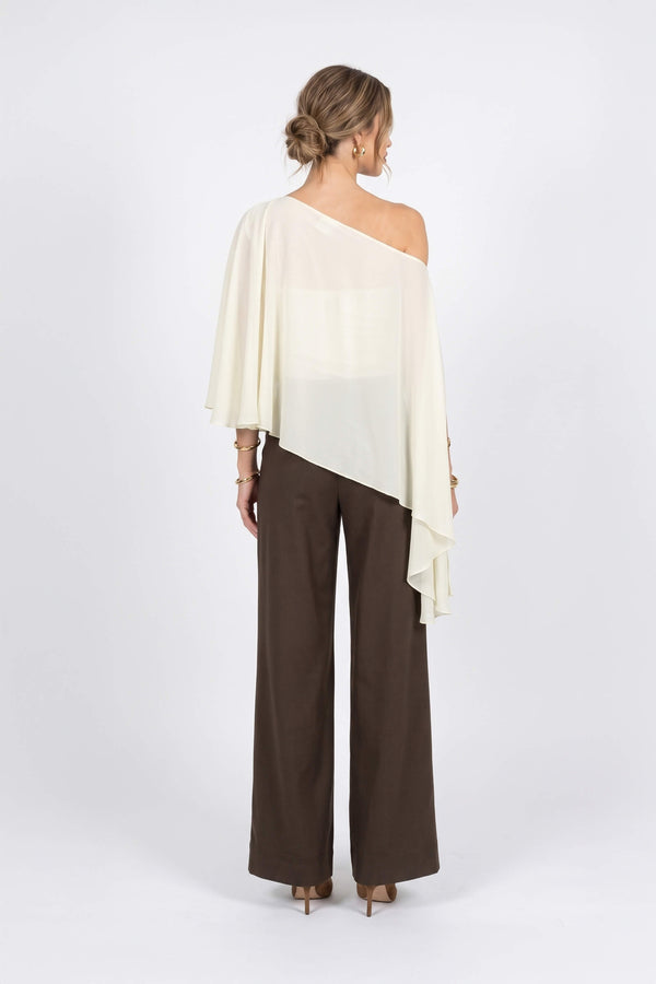 Carla Asymmetric One-Shoulder Mullet Capa 570063 HUE - Reina Diaz