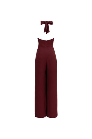 Carlotta Halter Wide Leg Mono - Reina Diaz
