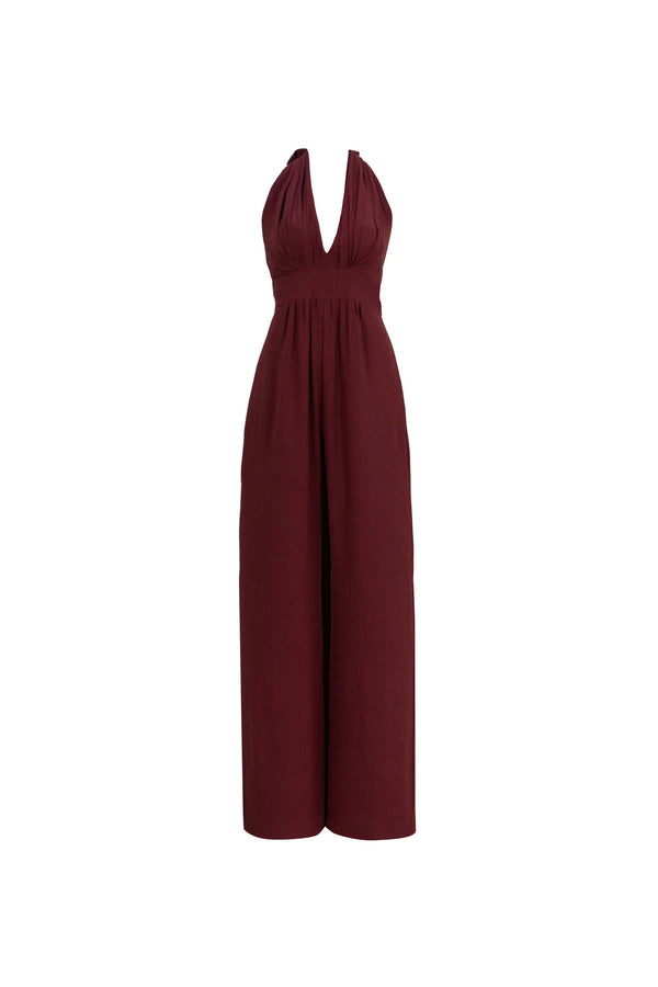 Carlotta Halter Wide Leg Mono - Reina Diaz