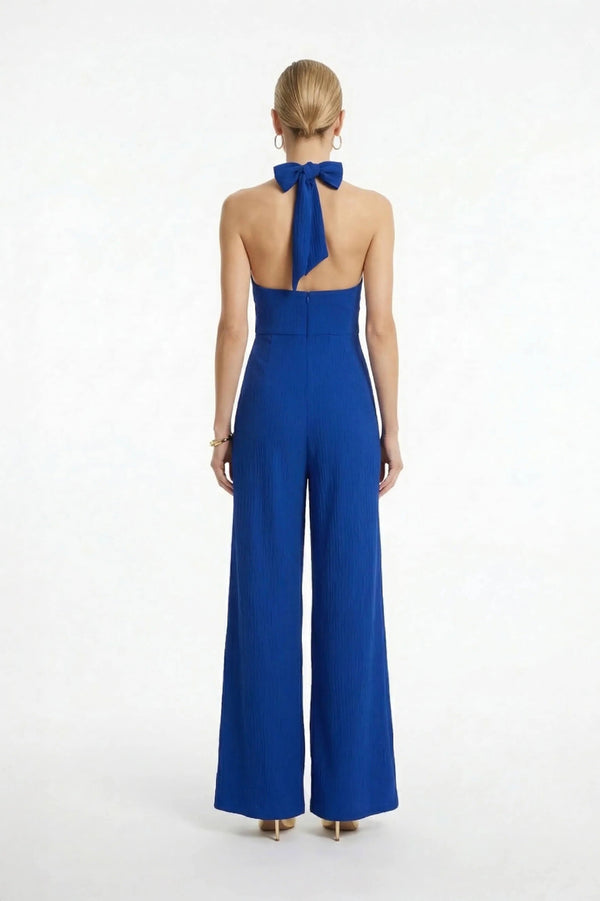 Carlotta Halter Wide Leg Mono - Reina Diaz