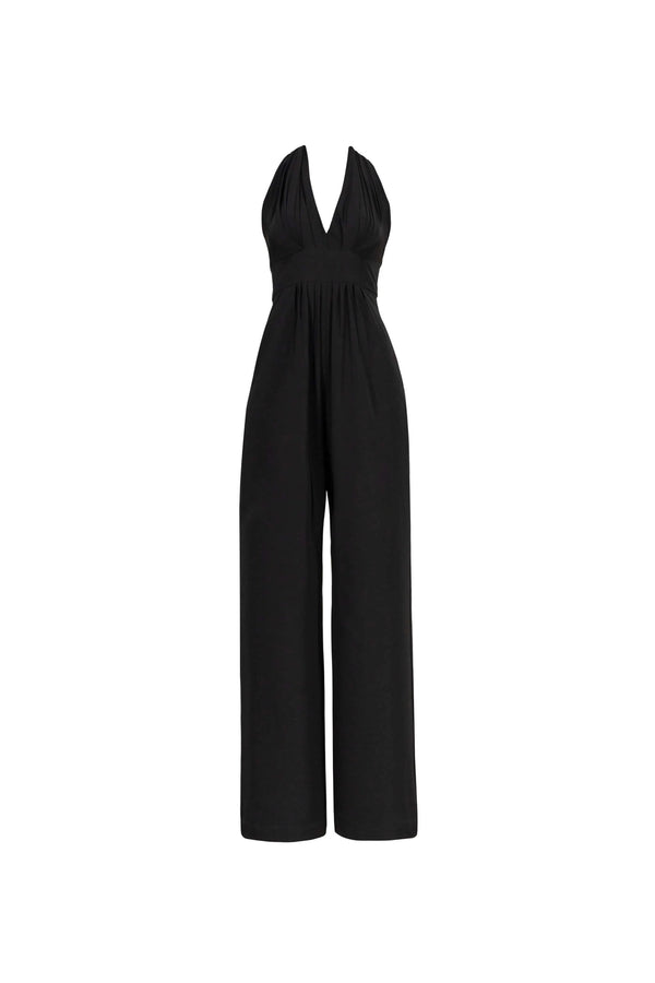 Carlotta Halter Wide Leg Mono - Reina Diaz