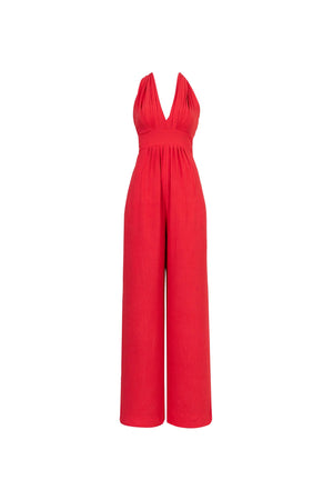 Carlotta Halter Wide Leg Mono - Reina Diaz