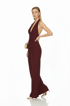 Carlotta Halter Wide Leg Mono - Reina Diaz