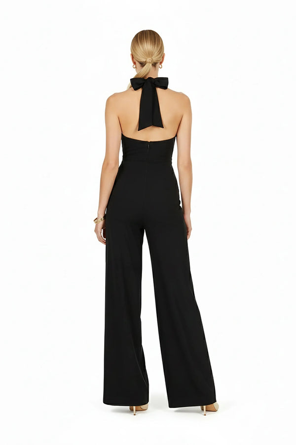 Carlotta Halter Wide Leg Mono - Reina Diaz