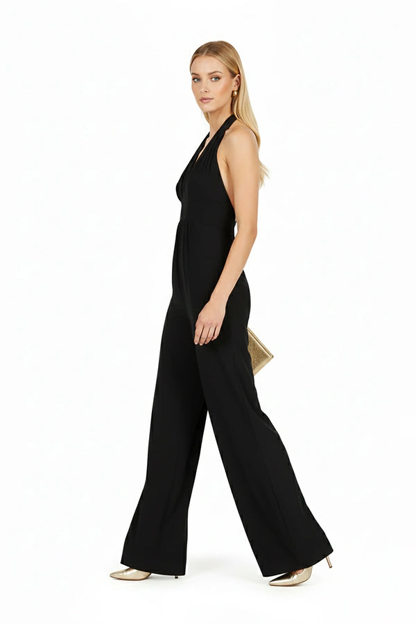 Carlotta Halter Wide Leg Mono - Reina Diaz