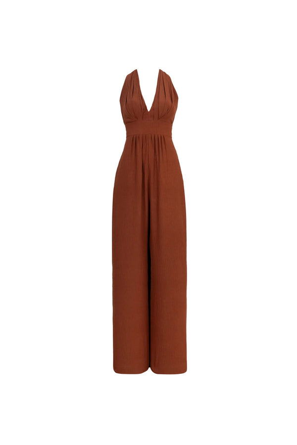 Carlotta Halter Wide Leg Mono - Reina Diaz
