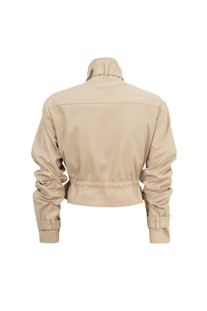 Cassandra Cropped Utility Jacket 700495 LAT - Reina Diaz