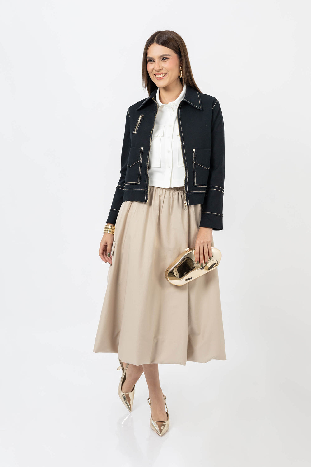 Chamarra - 700470 - NEG - Reina Diaz