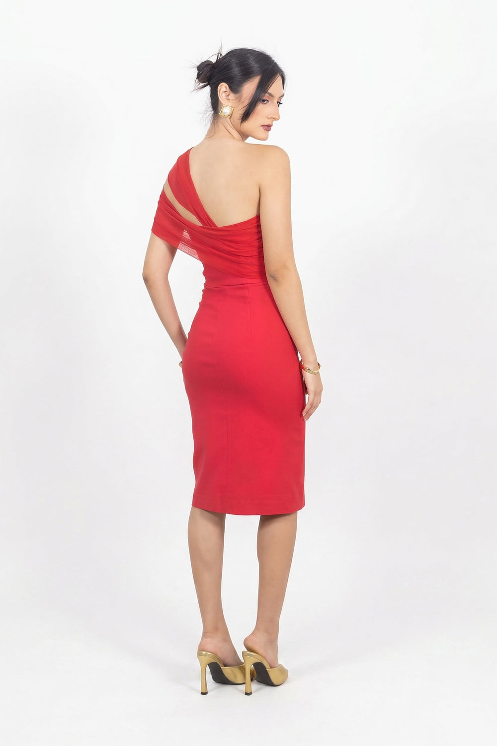 Charley One-Shoulder Vestido