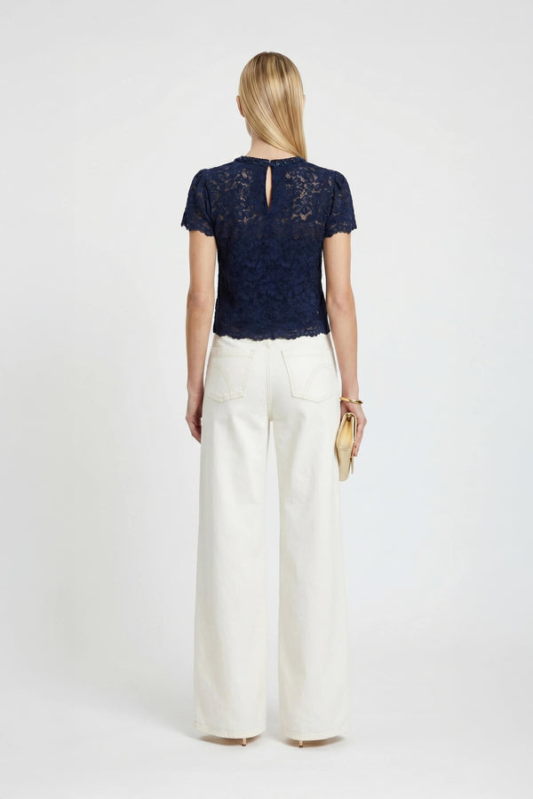Clara High - Waisted Wide - Leg Denim - Reina Diaz