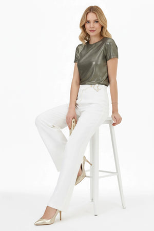 Cora High - Neck Top - Reina Diaz