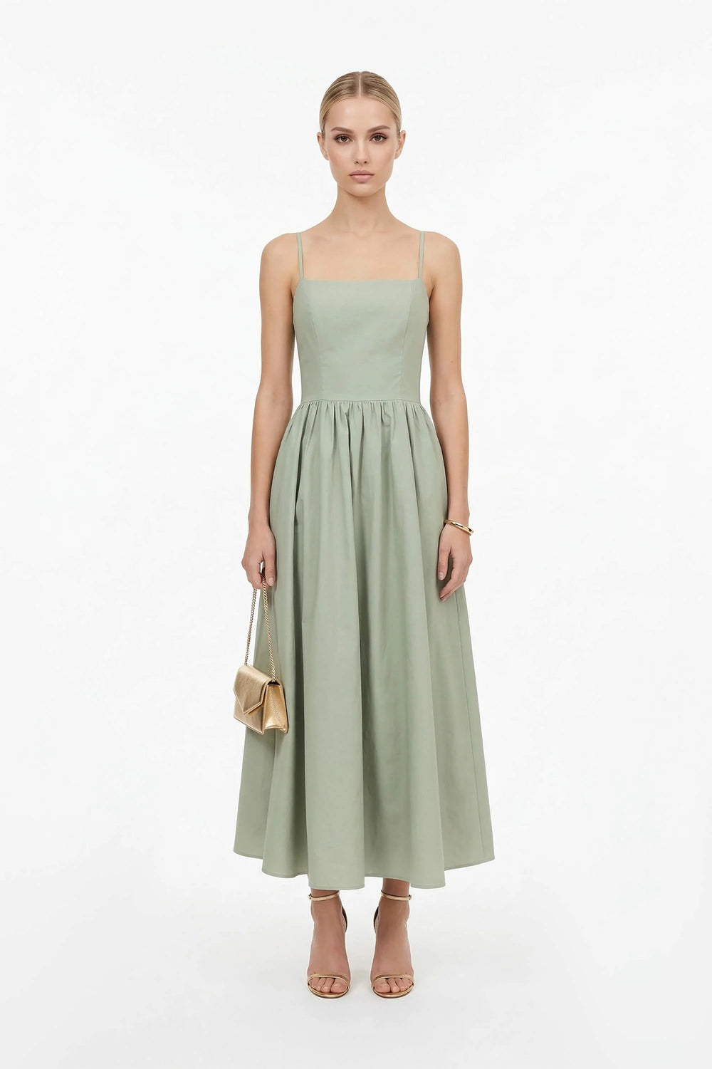 Cordelia Strap Maxi Vestido - Reina Diaz