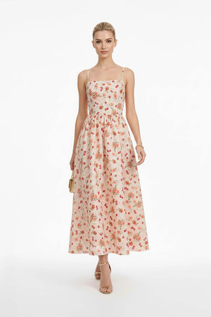 Cordelia Strap Maxi Vestido - Reina Diaz