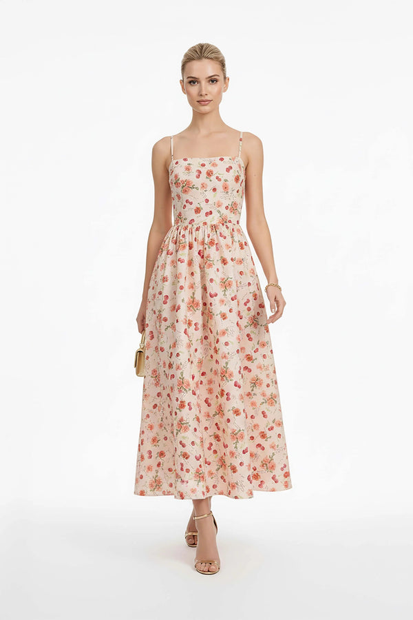 Cordelia Strap Maxi Vestido - Reina Diaz