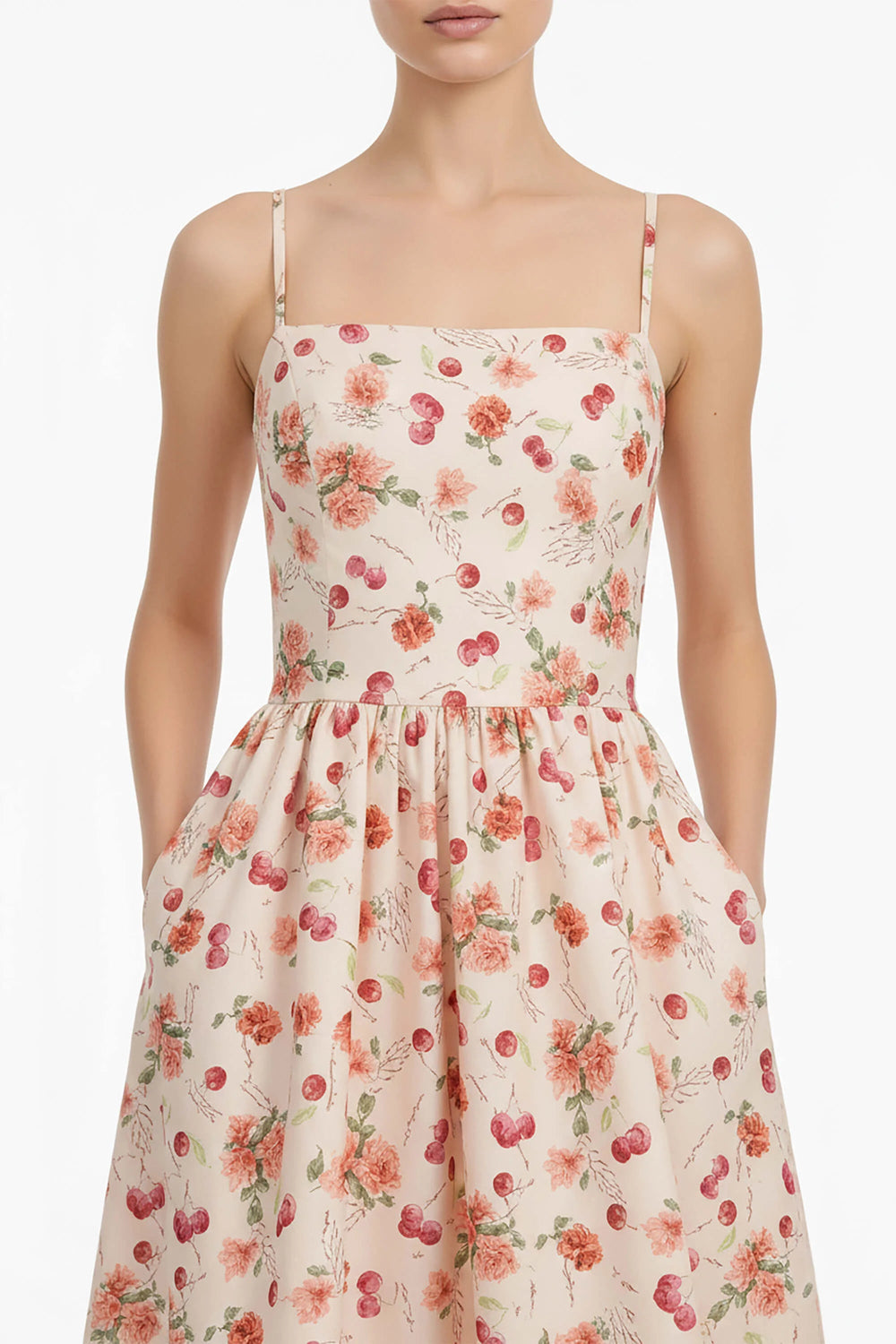 Cordelia Strap Maxi Vestido - Reina Diaz