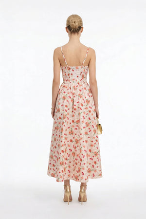 Cordelia Strap Maxi Vestido 723129 ROS - Reina Diaz