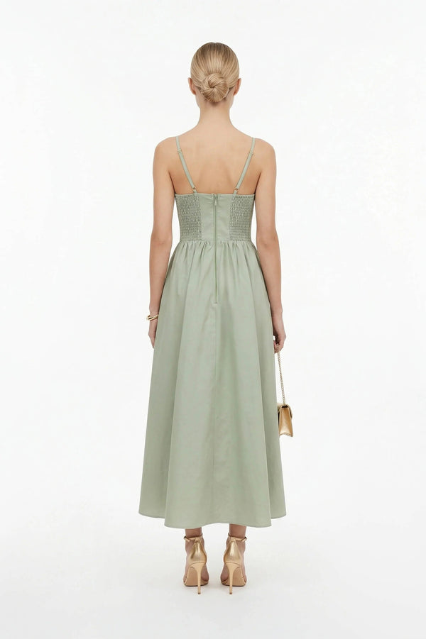 Cordelia Strap Maxi Vestido - Reina Diaz