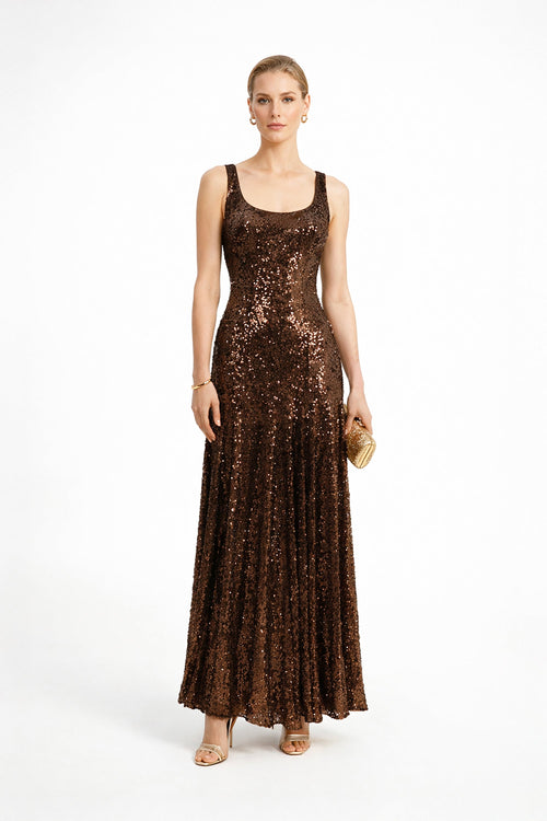 Diana Sequin Maxi Dress - Reina Diaz