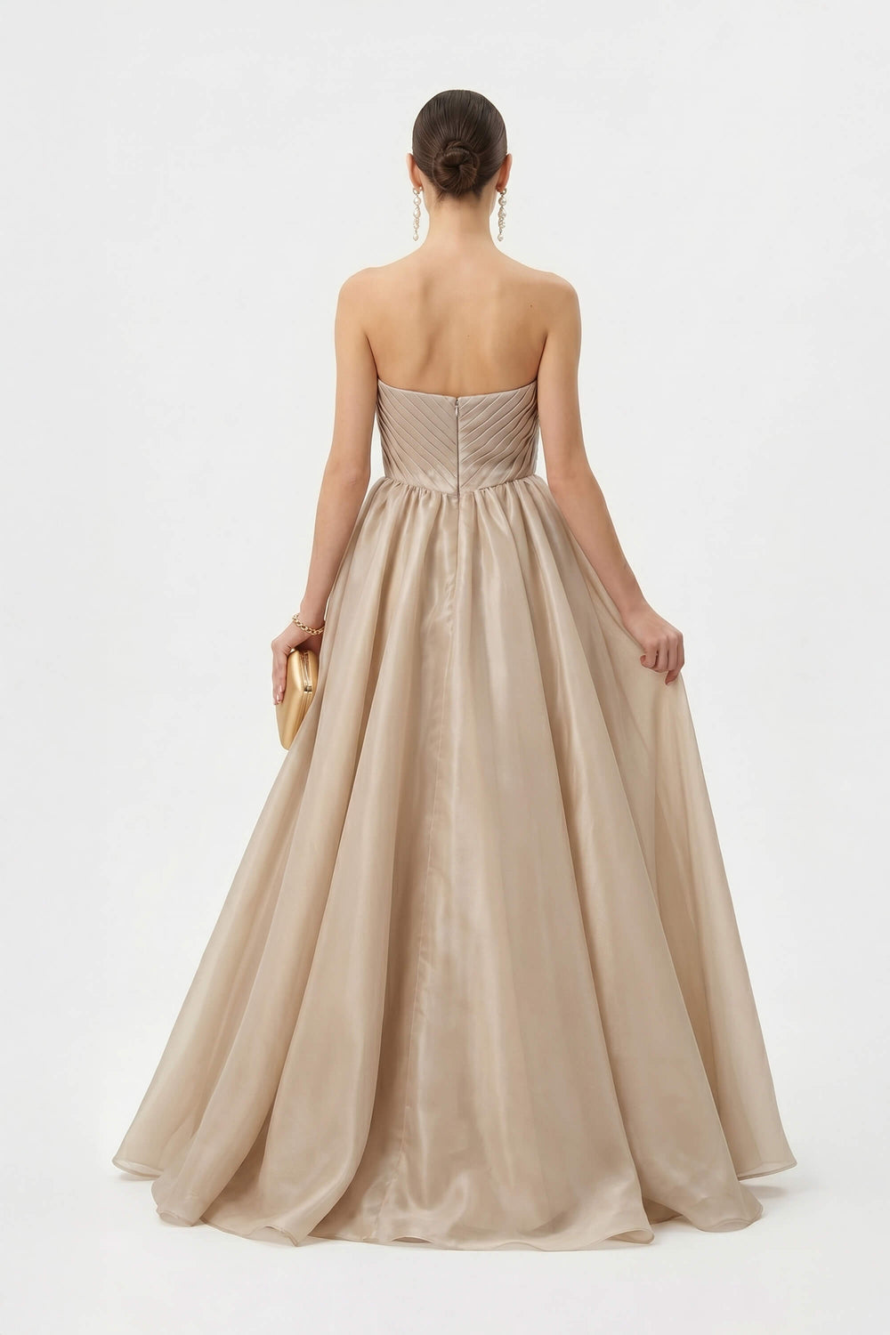 Diana Strapless Sweetheart Vestido Fiesta - Reina Diaz