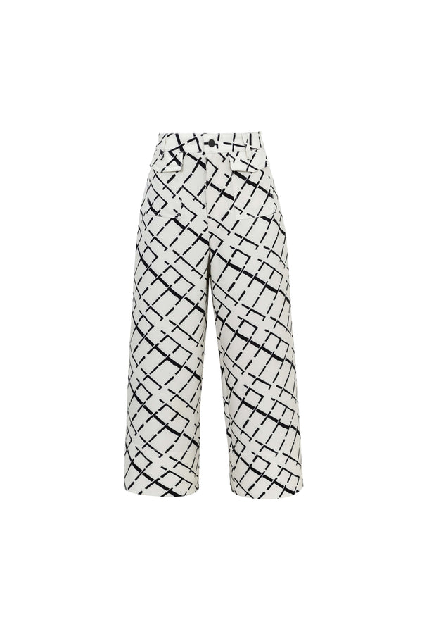 Diana Wide-Leg High-Waist Pantalón 731159 - Reina Diaz