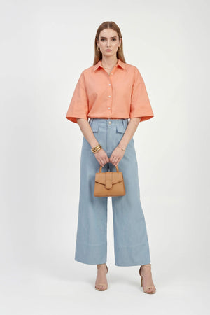 Diana Wide-Leg High-Waist Pantalón 731159 - Reina Diaz