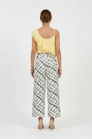 Diana Wide-Leg High-Waist Pantalón 731159 - Reina Diaz