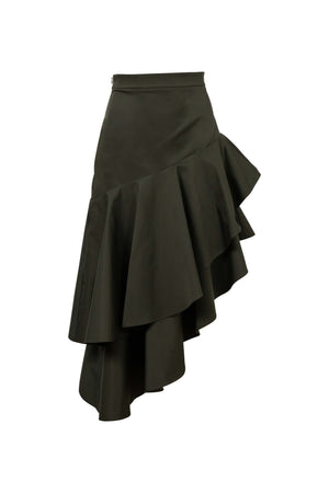 Edith Asymmetric Ruffle Falda 740971 - Reina Diaz