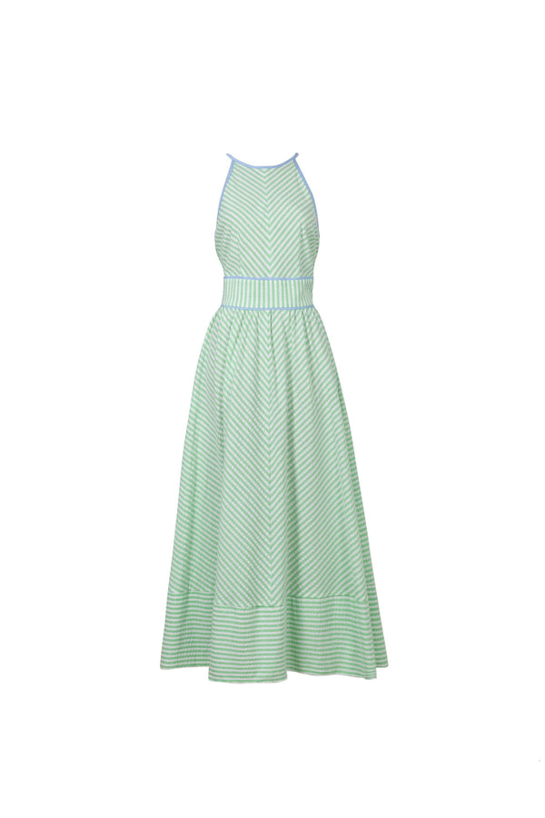 Elena Halter Neckline Maxivestido 526296 - Reina Diaz