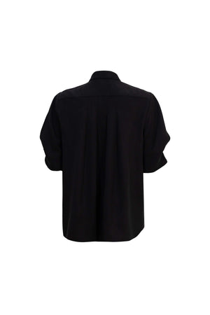 Elena Inverted-Pleat Sleeveless Blusa 554321 - Reina Diaz