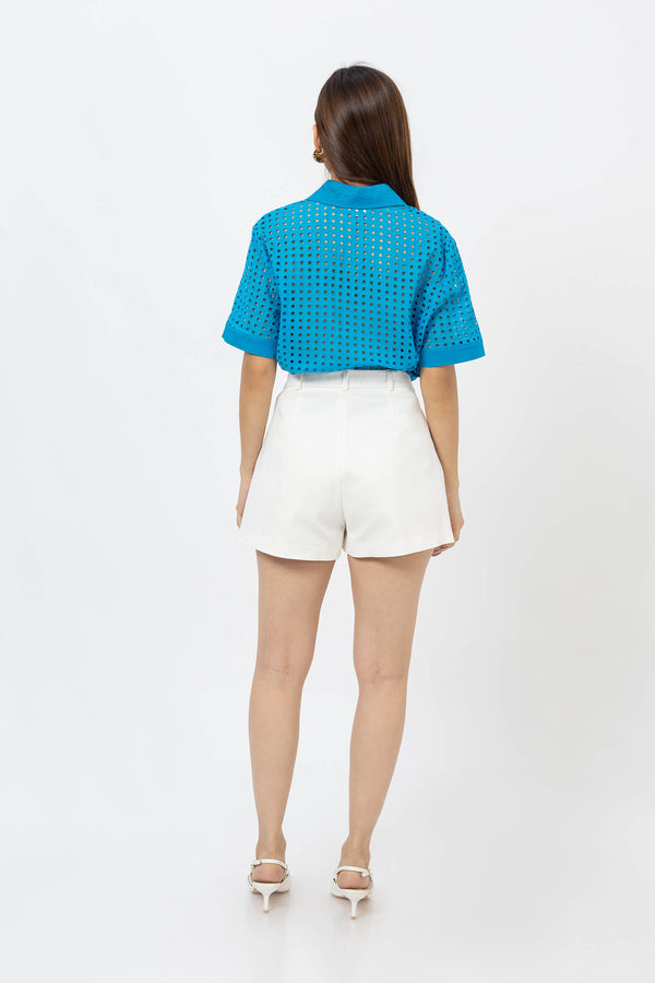 Emery Crochet Blusa - Reina Diaz
