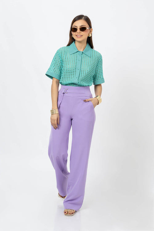 Emery Crochet Blusa - Reina Diaz