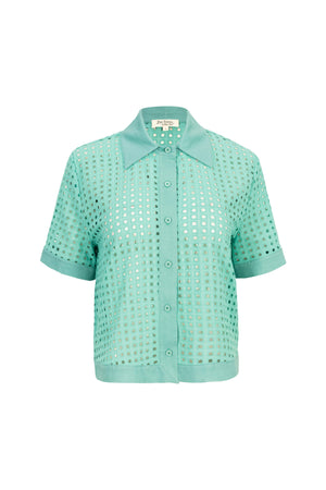 Emery Crochet Blusa - Reina Diaz