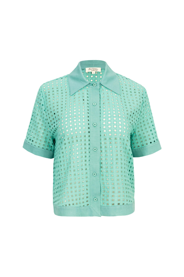 Emery Crochet Blusa - Reina Diaz