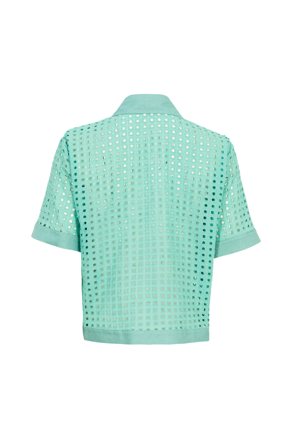 Emery Crochet Blusa - Reina Diaz
